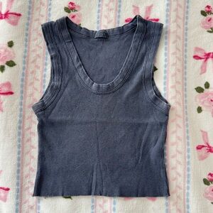 Brandy Melville blue tank top